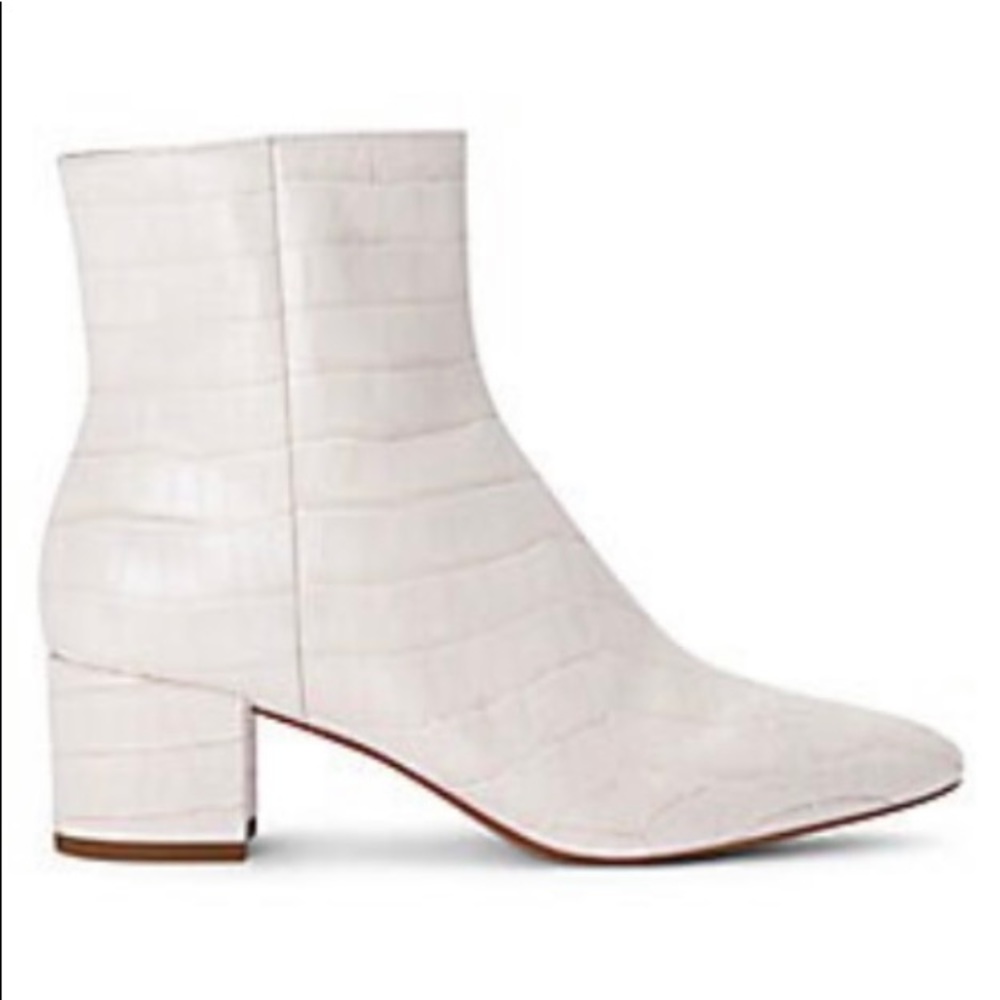 Dolce Vita Croc-Embossed Leather Boots